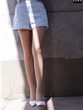 丝慕写真 SM026 模特丹丹《听说白色高跟和肉丝是绝配》(9)