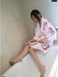 丝慕写真 SM074 天天一元 诗晴《诗晴-睡袍-浴缸》(25)