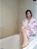 丝慕写真 SM074 天天一元 诗晴《诗晴-睡袍-浴缸》(26)