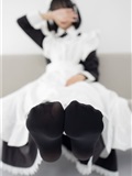 森萝财团萝莉丝足写真 JKFUN-029 卉子 80D黑丝踩物女仆(23)
