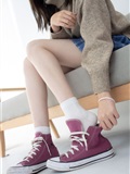 森萝财团萝莉丝足写真 JKFUN-041 Aika 短棉袜(25)