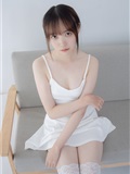 森萝财团萝莉丝足写真 JKFUN-044 Aika 白色吊带裙