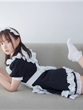 森萝财团萝莉丝足写真 JKFUN-051 Aika 蕾丝花边短袜女仆(14)