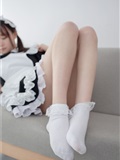 森萝财团萝莉丝足写真 JKFUN-051 Aika 蕾丝花边短袜女仆(18)