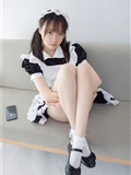 森萝财团萝莉丝足写真 JKFUN-051 Aika 蕾丝花边短袜女仆(28)
