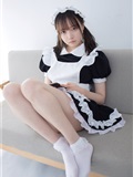 森萝财团萝莉丝足写真 JKFUN-051 Aika 蕾丝花边短袜女仆