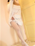 森萝财团萝莉丝足写真 X-012 白丝白毛衣(83)