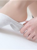 森萝财团萝莉丝足写真 X-013 肉丝妹妹的白船袜(75)