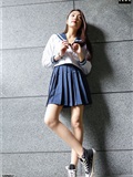 丝慕GIRL SM088 模特：诗晴 天天一元《诗晴JK制服》(37)