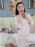 IESS异思趣向 2020.03.17 丝享家701 喵喵 - 深V蕾丝裙(22)