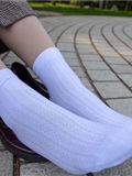 物恋传媒 No.015 书香气质女生，肉丝搭配白棉袜(50)