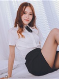 SSA丝社 020期 小琪琪 性感女秘书闺房高端灰丝穿丝足部特写(41)