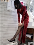 丝慕写真  SM318 茗茗 - 红礼服女郎(74)