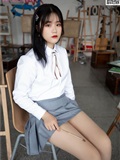 MSLASS梦丝女神 2019-09-25 Vol.053 恬恬 画室少女(11)
