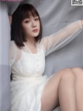 MSLASS梦丝女神 2019-11-23 Vol.073 莎莎 透明白纱裙(16)