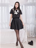 SSA丝社 NO.037 丽萍的JK制服吊带长筒袜(4)
