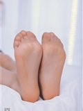 SSA丝社Vol.0020 小琪琪 性感女秘书闺房高端灰丝穿丝足部特写(46)