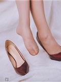 SSA丝社Vol.0020 小琪琪 性感女秘书闺房高端灰丝穿丝足部特写(72)