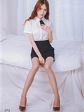 SSA丝社Vol.0020 小琪琪 性感女秘书闺房高端灰丝穿丝足部特写(76)