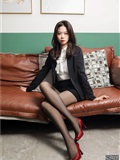 丝慕写真 SM355 芝芝《穿黑丝的女同事》(55)