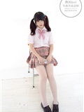 森萝财团萝莉丝足写真 無料-001 JK格子裙(4)