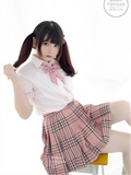 森萝财团萝莉丝足写真 無料-001 JK格子裙(56)