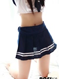 校服丁字裤 ROSI丝袜美女套图 NO.016(4)