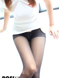 黑丝美腿丁字裤写真　NO.082-ROSI.CC(6)