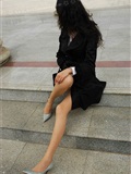 黑衣肉丝搭配 波斯猫儿丝袜合集精选Part38(95)
