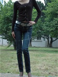黑丝袜加牛仔裤职业装 波斯猫儿Part31(2)