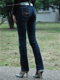 黑丝袜加牛仔裤职业装 波斯猫儿Part31(11)