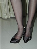 职业装黑丝黑高写真 波斯猫儿VIP套图(18)