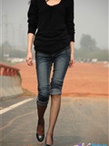 丝袜牛仔裤 美女写真 波斯猫儿合集33(1)