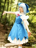 COS套图 c74 chilno 蓝裙游戏美女(5)