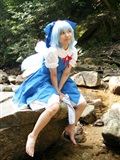COS套图 c74 chilno 蓝裙游戏美女(21)