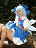 COS套图 c74 chilno 蓝裙游戏美女(26)