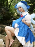 COS套图 c74 chilno 蓝裙游戏美女(28)