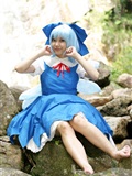 COS套图 c74 chilno 蓝裙游戏美女(32)