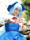 COS套图 c74 chilno 蓝裙游戏美女(37)