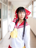 c76(3) cosplay性感美女套图 校园校服写真(9)