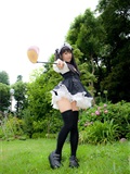 公园的小女佣 精美丝袜cosplay美女套图(2)
