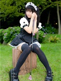 公园的小女佣 精美丝袜cosplay美女套图(6)