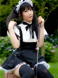 公园的小女佣 精美丝袜cosplay美女套图(8)