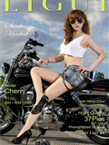 Motorcycle女郎 Model Cherry　[Ligui]丽柜 性感美女美腿高跟(38)