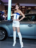 一组美艳的美女车模 名车模特套图(19)
