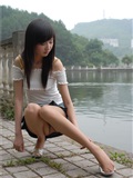 湖边的少女 素颜写真相片(28)
