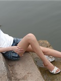 湖边的少女 素颜写真相片(32)
