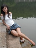 湖边的少女 素颜写真相片(63)