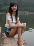 湖边的少女 素颜写真相片(35)